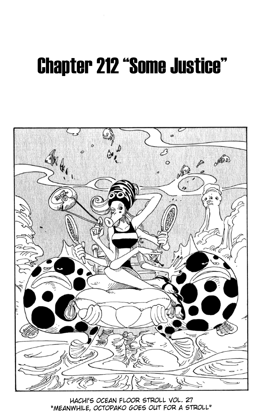 One Piece, Chapter 212 image 01